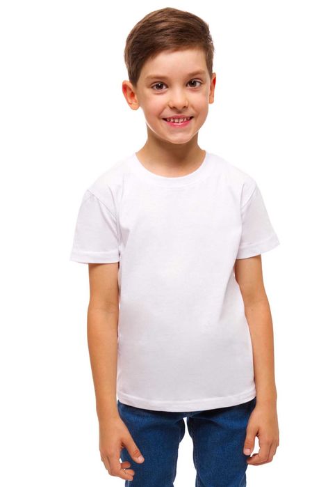 T-shirt 100% bawełna koszulka, bluzka, Moraj, biała 110-116 do 158-164