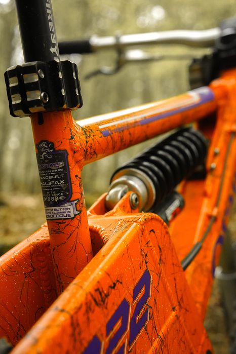 Rower retro DH FR ORANGE 222 + Rock Shox Boxxer