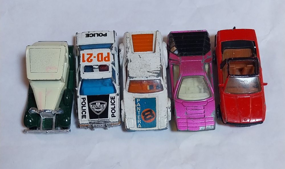 Lote de miniaturas antigas Matchbox