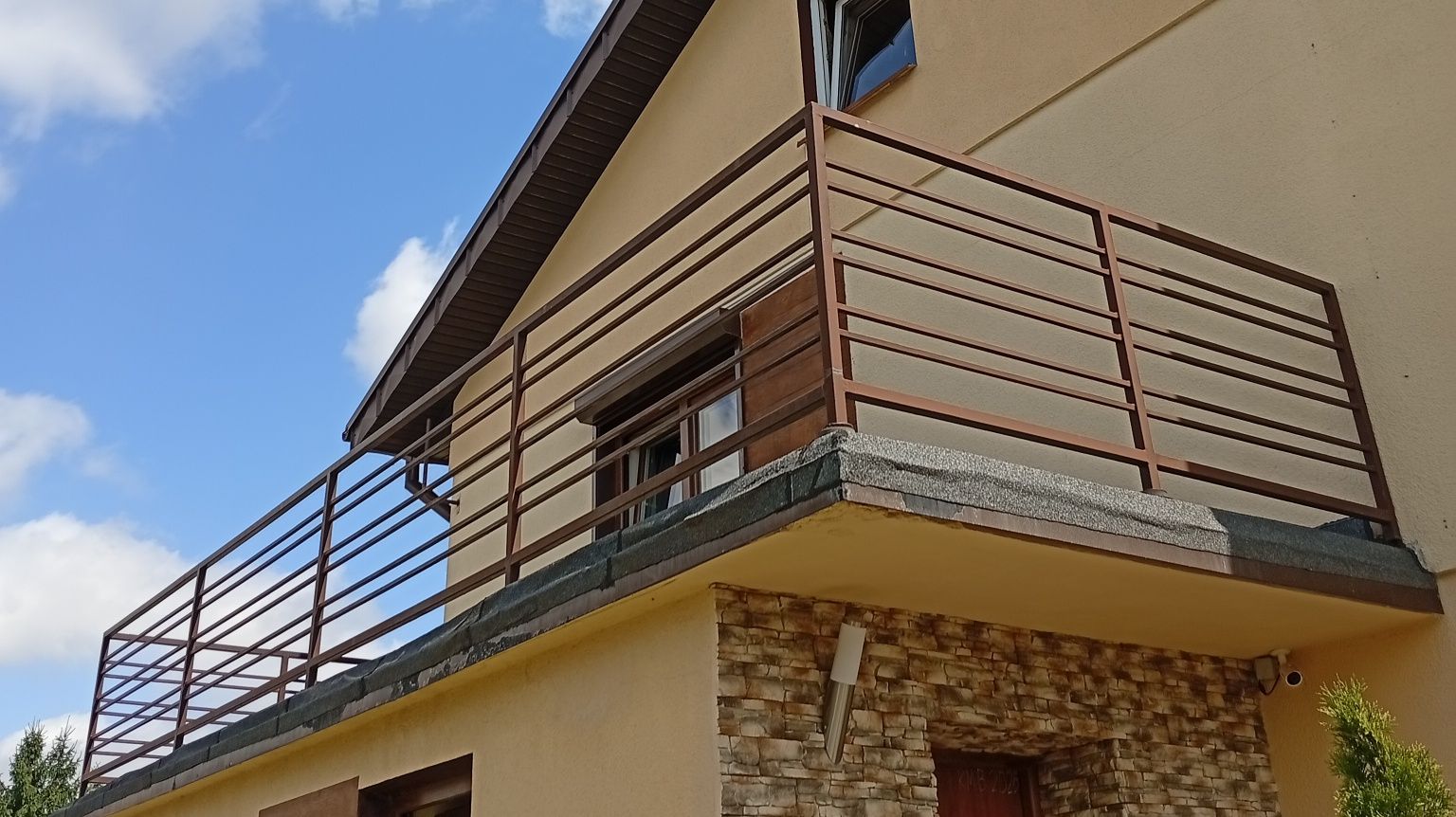 Balustrada używana z tarasu