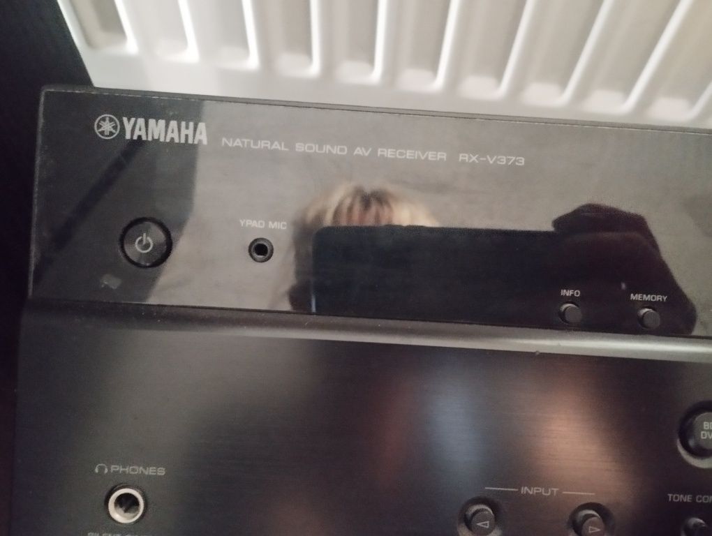 Kino domowe Yamaha RX V373 z głośnikami  prism