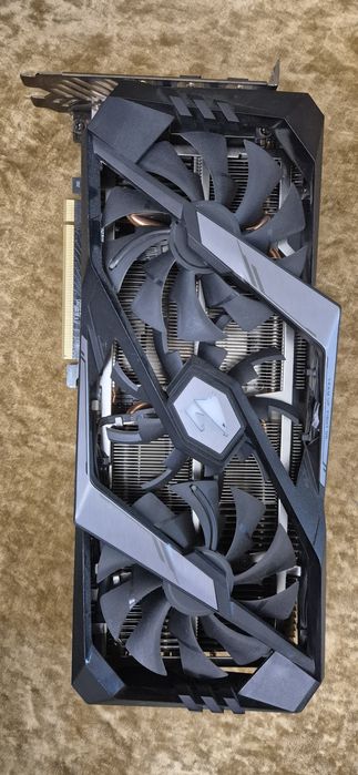 Gigabyte 2060 Super AUROS 8Gb, 3 ,вентилятора.