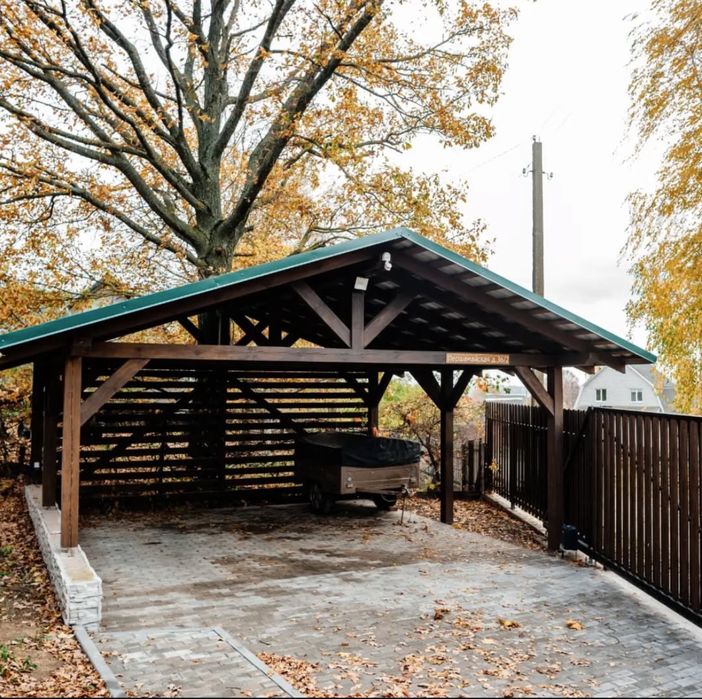 Автонавес автонавіс навіс для авто альтанка тераса бесідка беседка