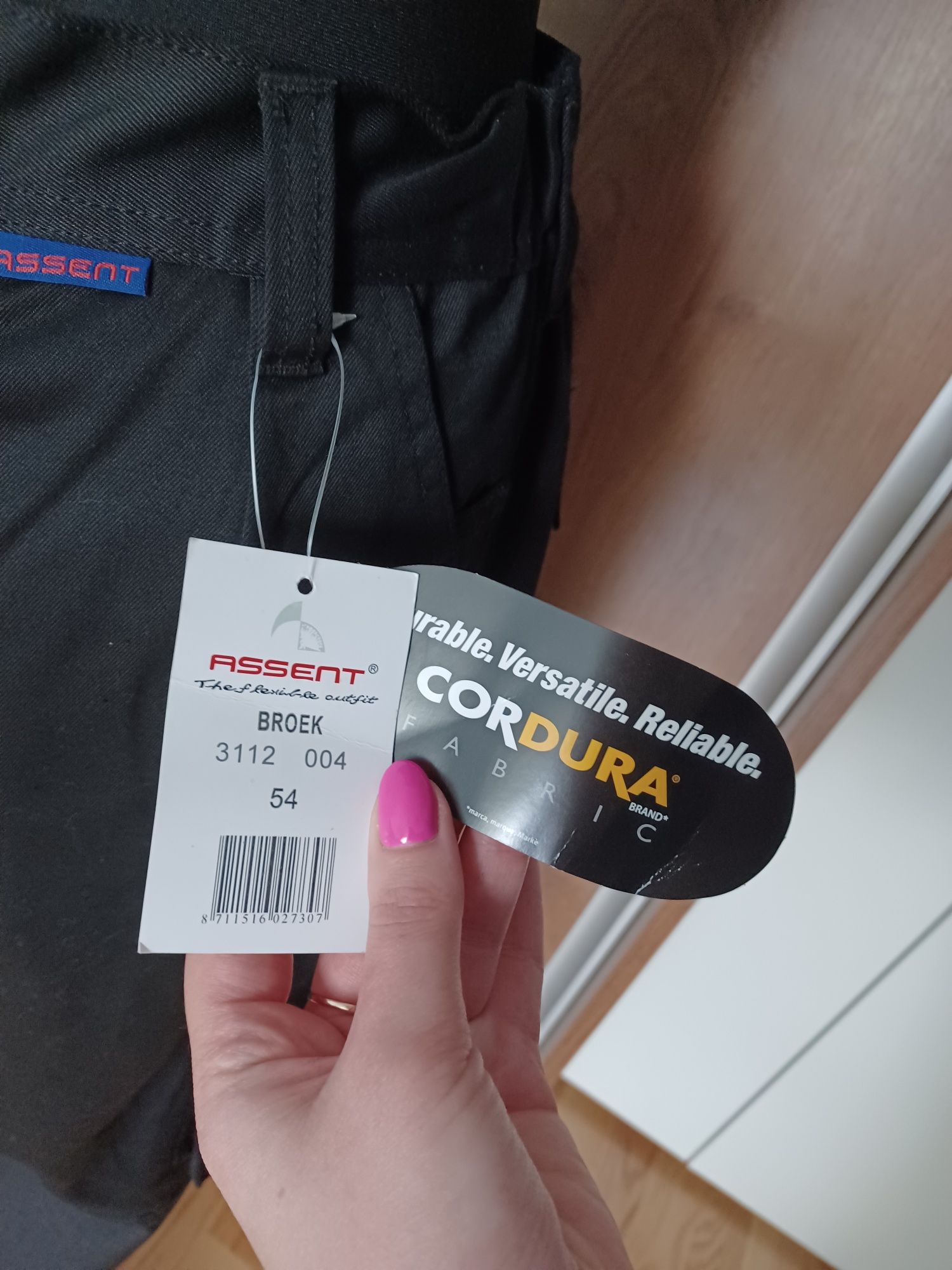 Spodnie robocze Assent cordura r 54 Nowe!! Z metka