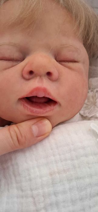 He's Asleep lalka silikon partial Reborn