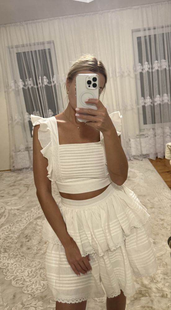 Романтичний комплект з мережевом,украінський бренд ivina_boutique