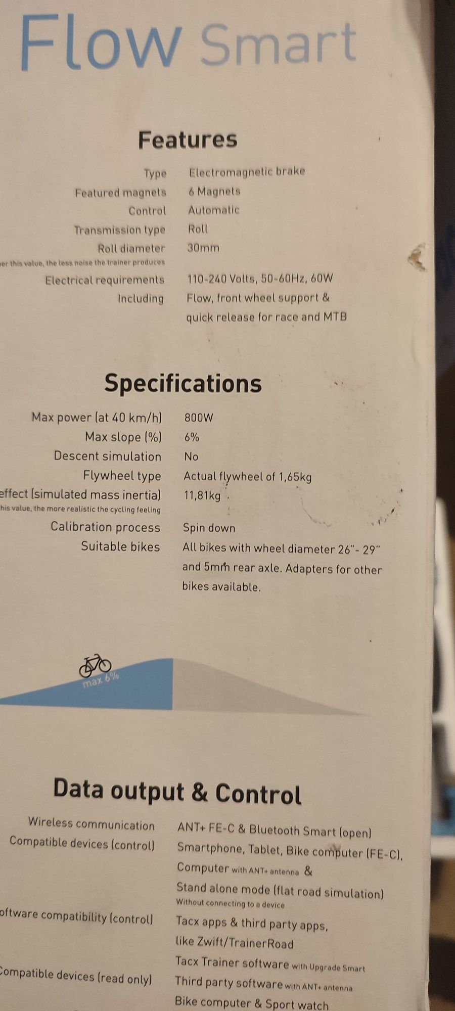 Tacx Smart flow trenażer rowerowy