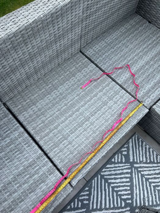 Zestaw mebli ogrodowych modułowych 9 elementów