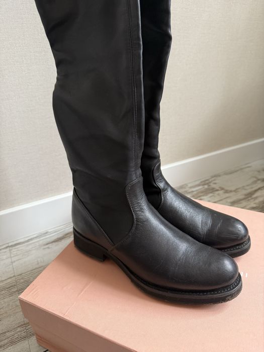 Шкіряні ботфорди Fabio Rusconi