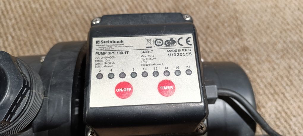 Pompa basenowa Steinbach SPS 100-1T.