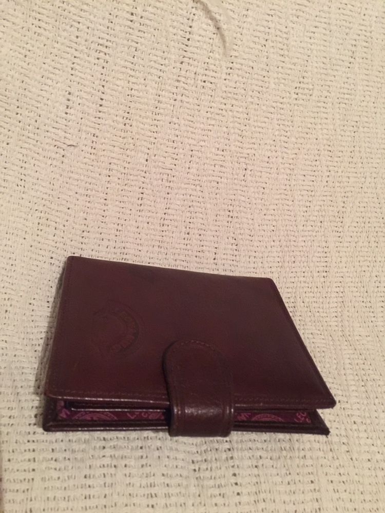 Мужской портмоне/кошелек  кожаный коричневый Leonardo Classic
