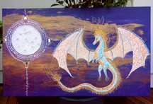 tela dragão 90x60
