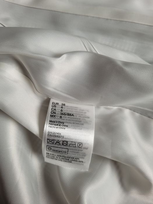 Marynarka w kratkę, z paskiem H&M