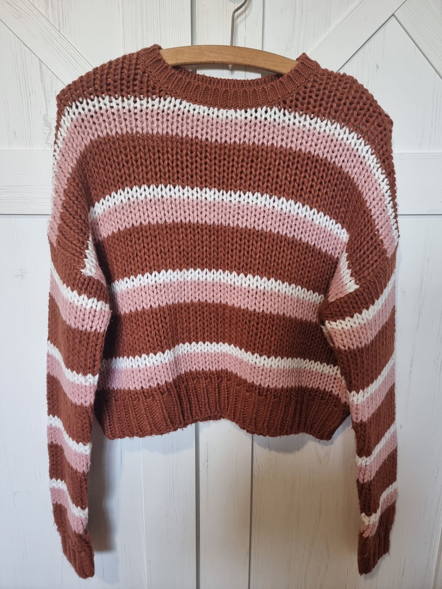 Sweter w paski XS