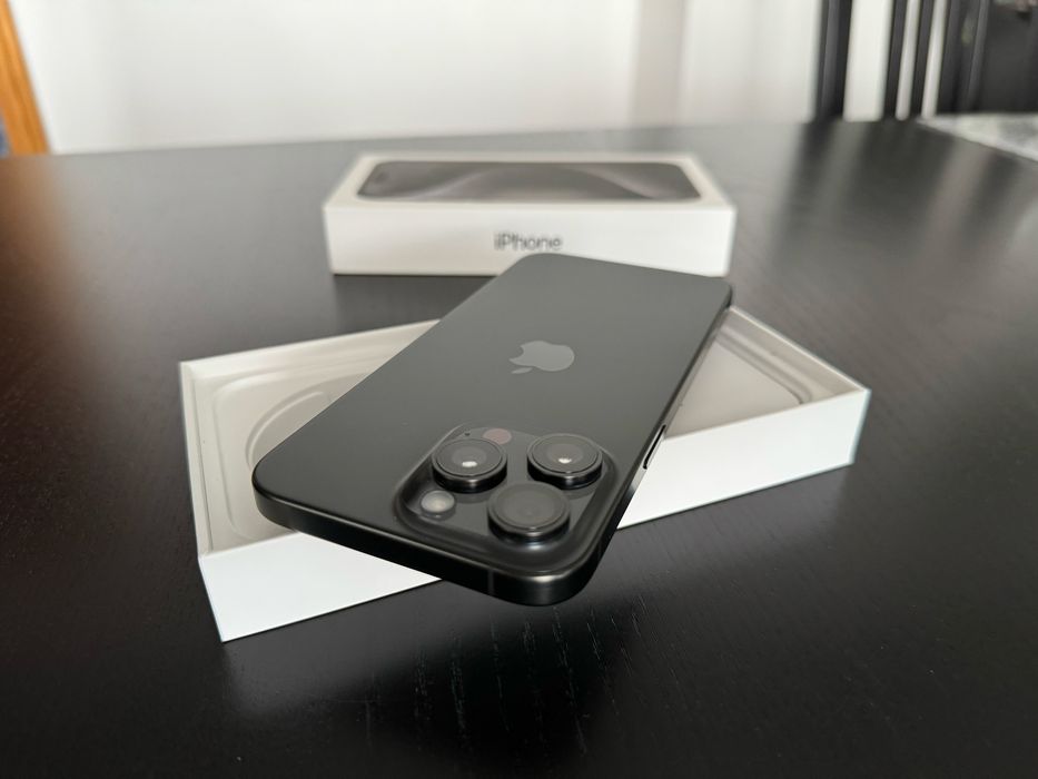 Iphone 15 pro max 256GB Black Titanium jak Nowy !!