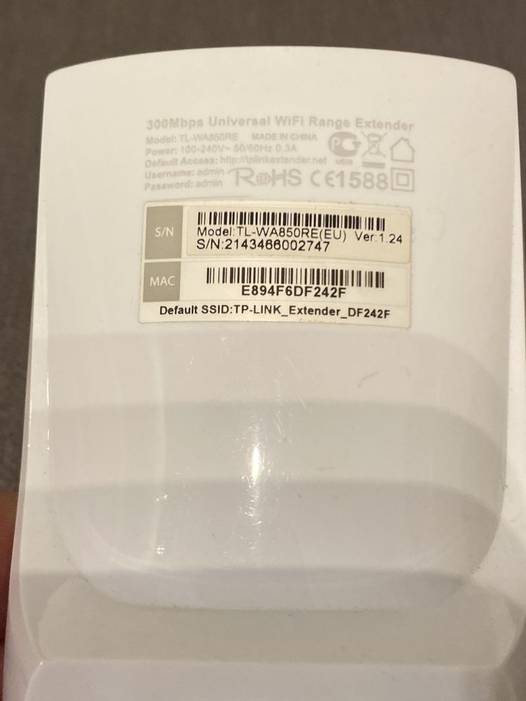 TP Link DF 24F wi fi extrnder