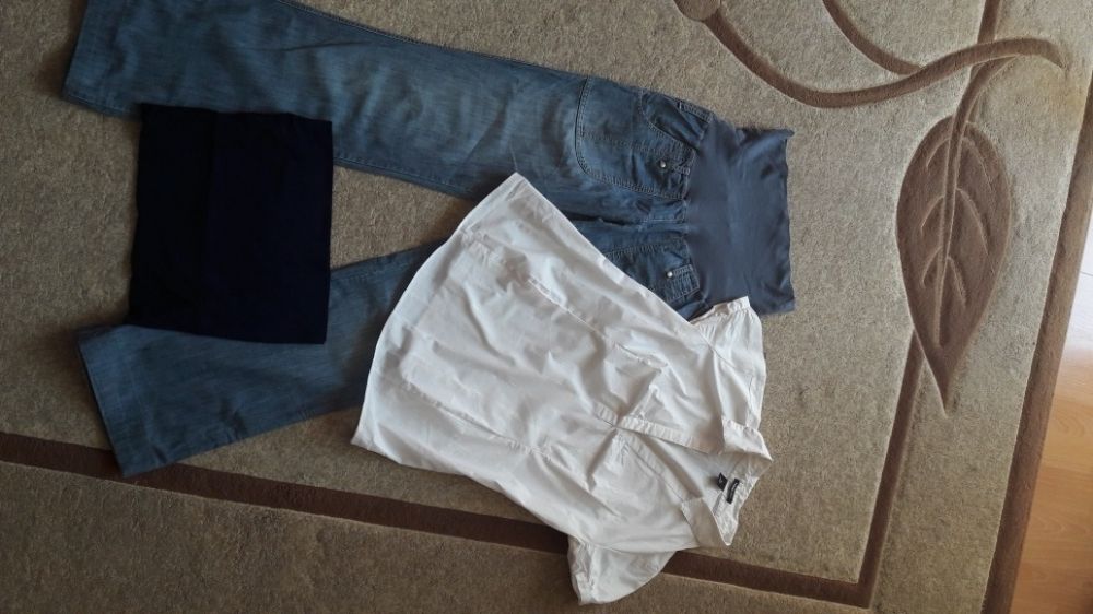Zestaw ciążowy spodnie +koszula