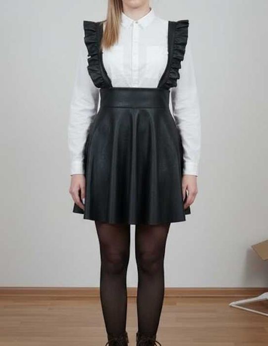 Шкіряна спідниця