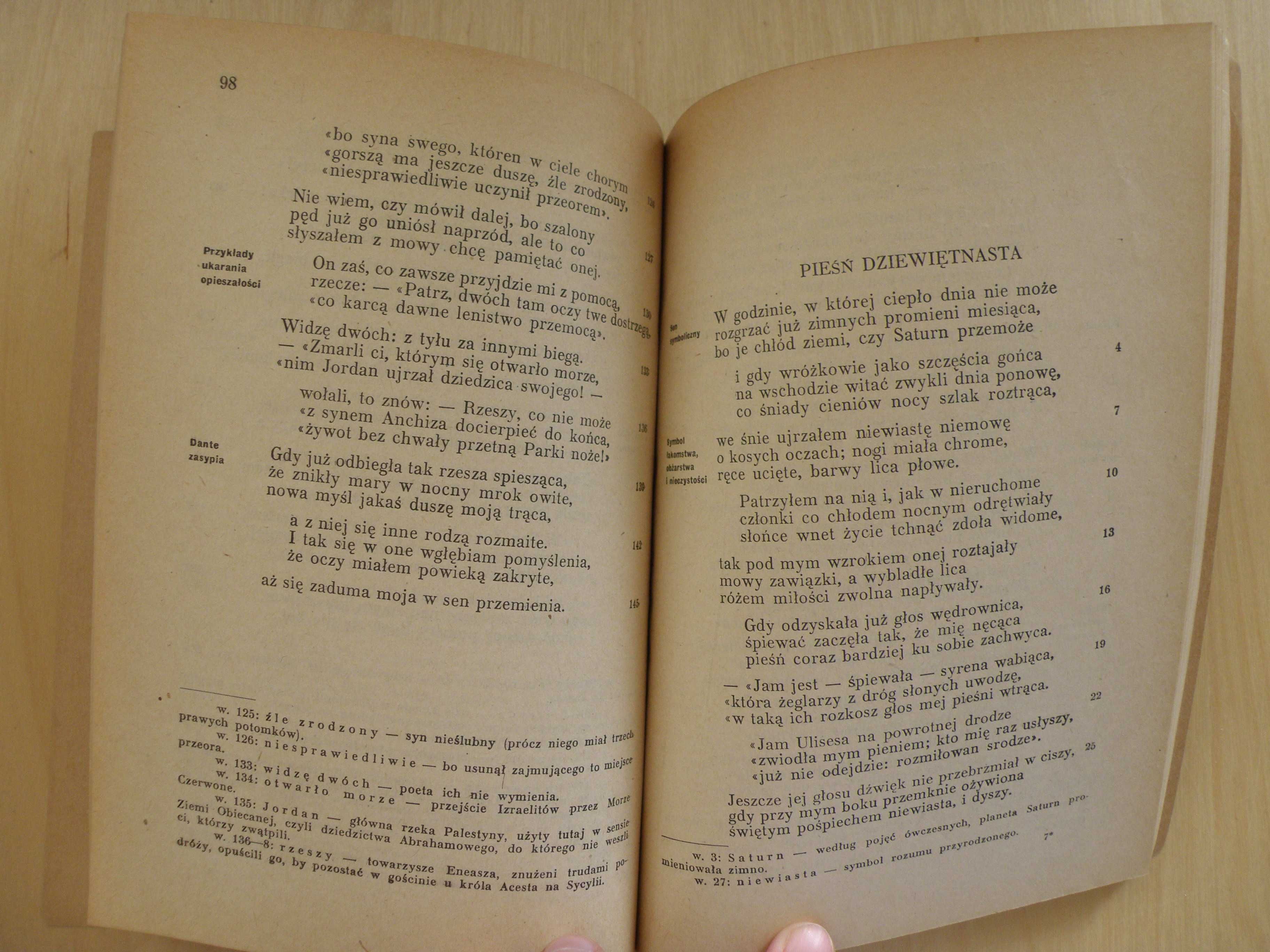 Dante Alighieri Boska Komedia Piekło Czyściec Raj / wyd. M. Kot 1947