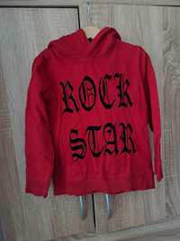 116. Bluza z kapturem Zara rock star rockowa