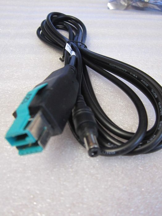 PoweredUSB Kabel 12V 2x4Pin na 5,5 x 2,1 dla drukarki i terminali POS