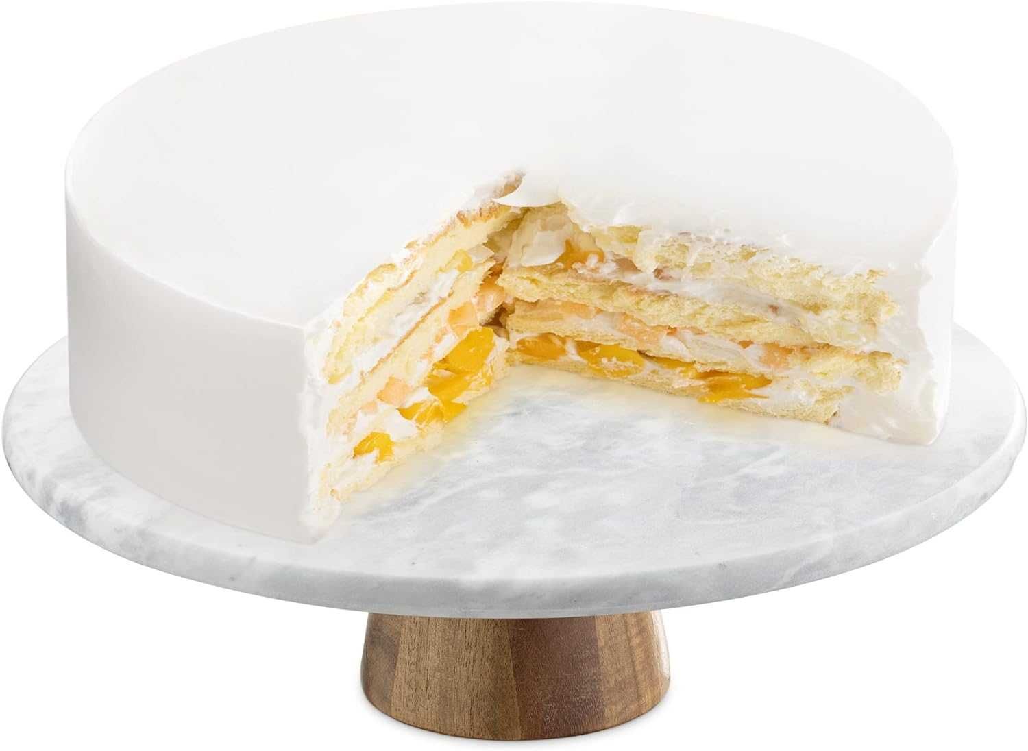 Marmurowa Patera Na Tort Ciasto 30 CM NAVARIS