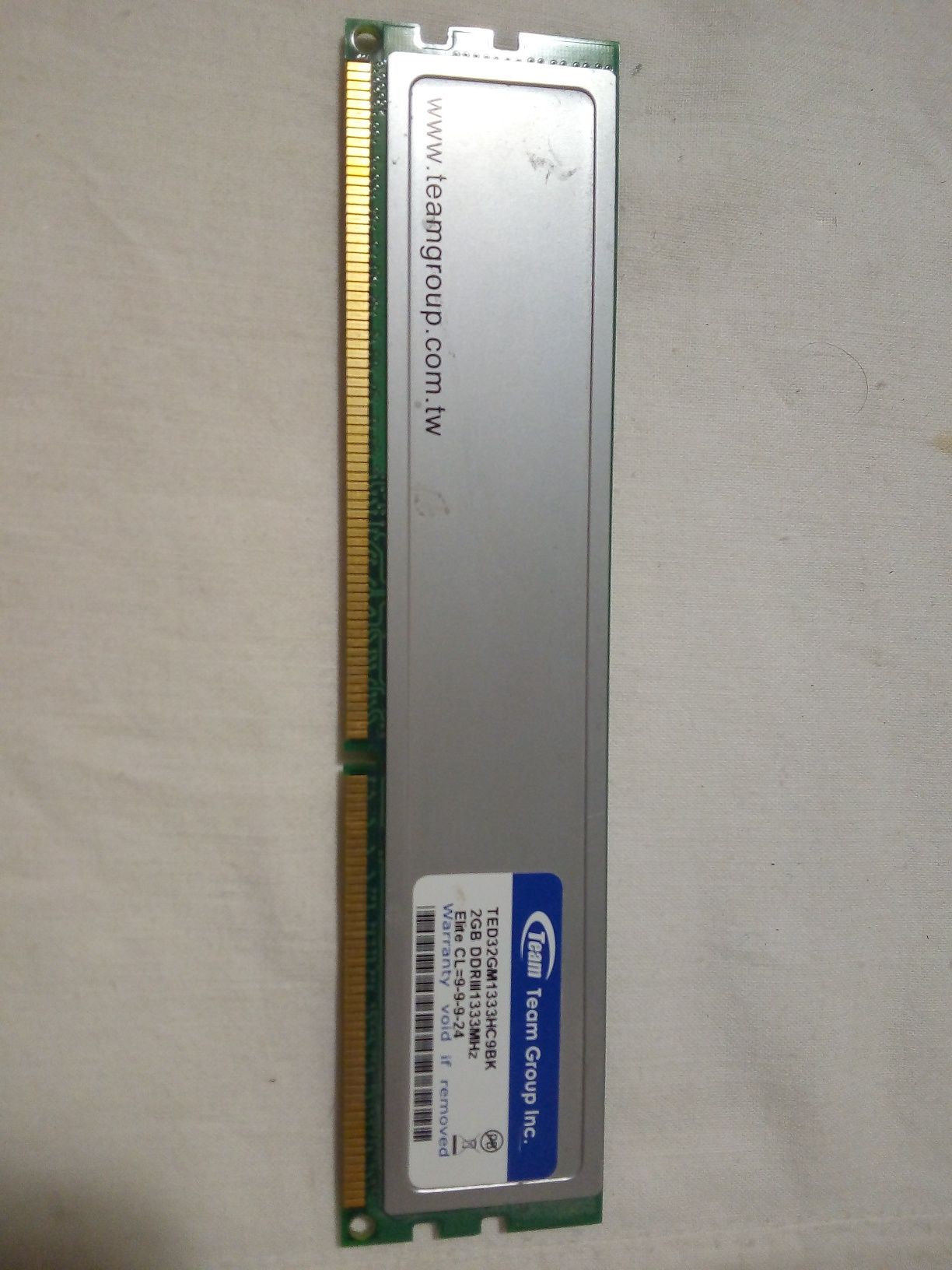 Оперативная память к ПК 2Gb DDR3 1333MHz