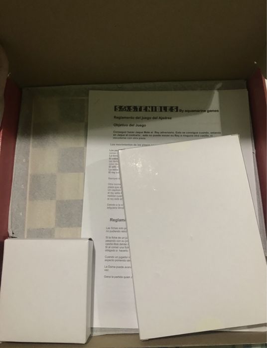 Tabuleiro de xadrez/damas/gamão - 30x30cm