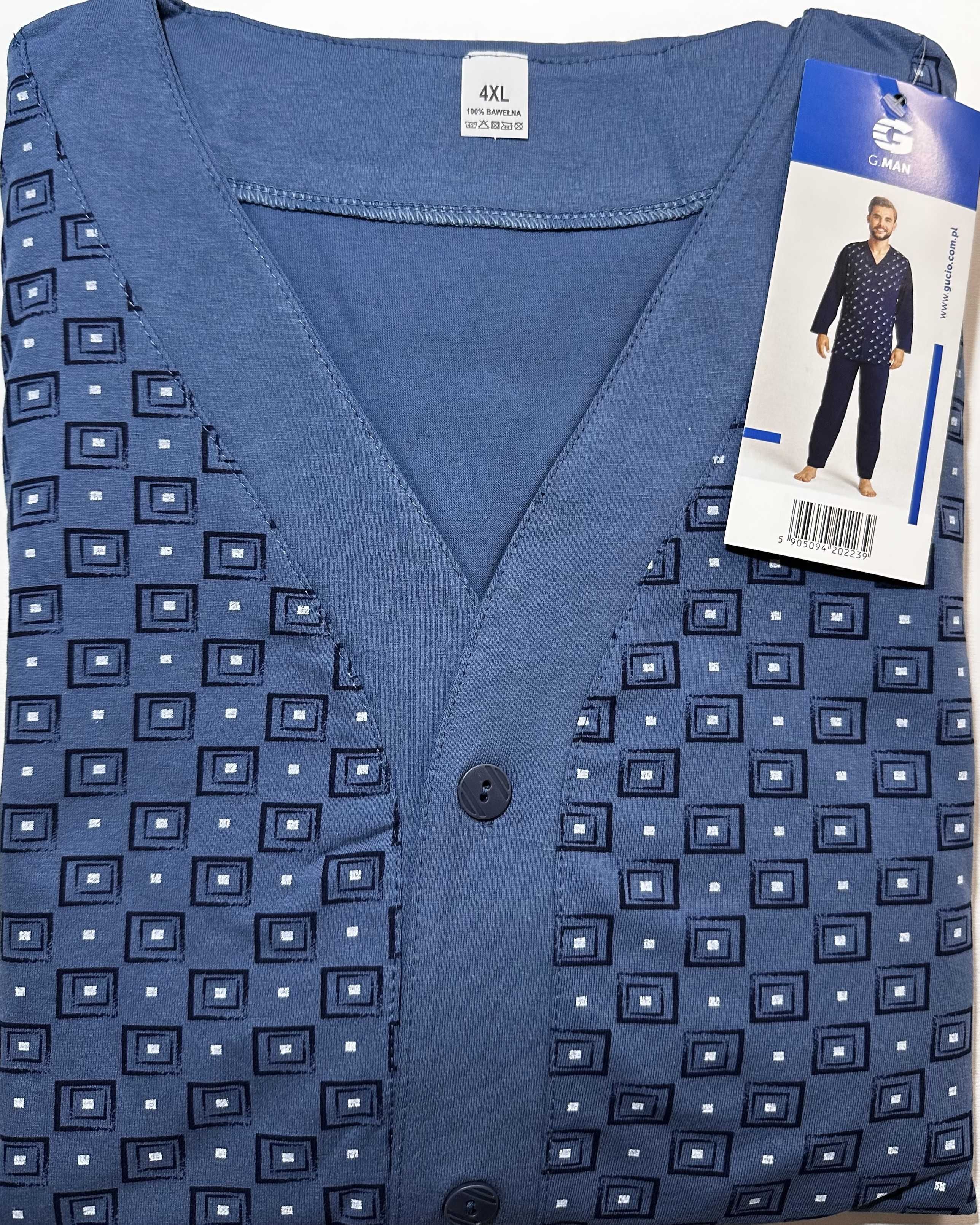 Piżama męska bawełniana Polski producent 3XL