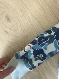 Bluza bape camo niebieska