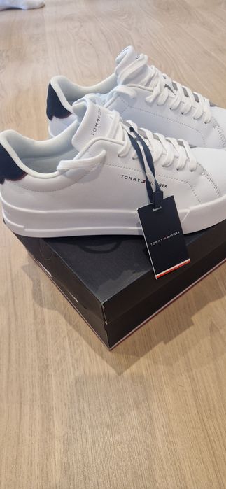 Buty męskie snakersy Tommy Hilfiger Białe 42 nowe