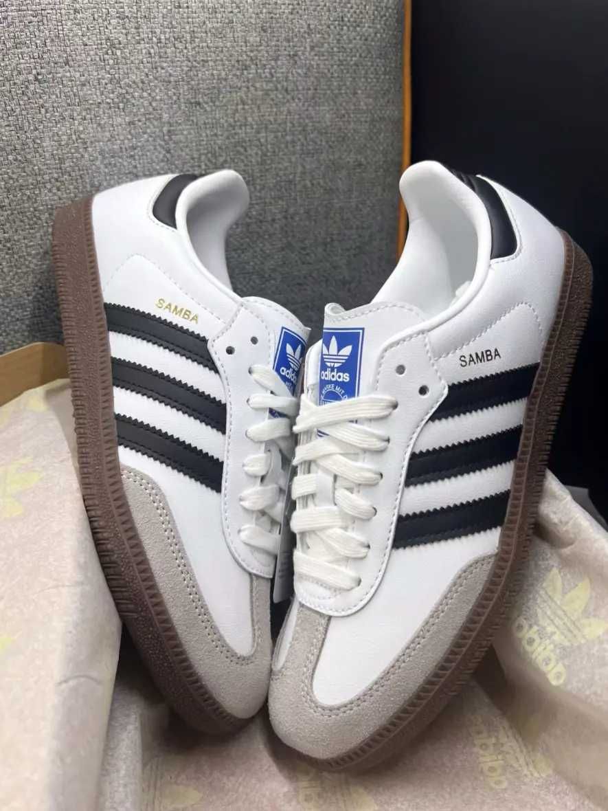 Adidas SambaOG_White Oryglnał Nowe Trampki Oddychający 43