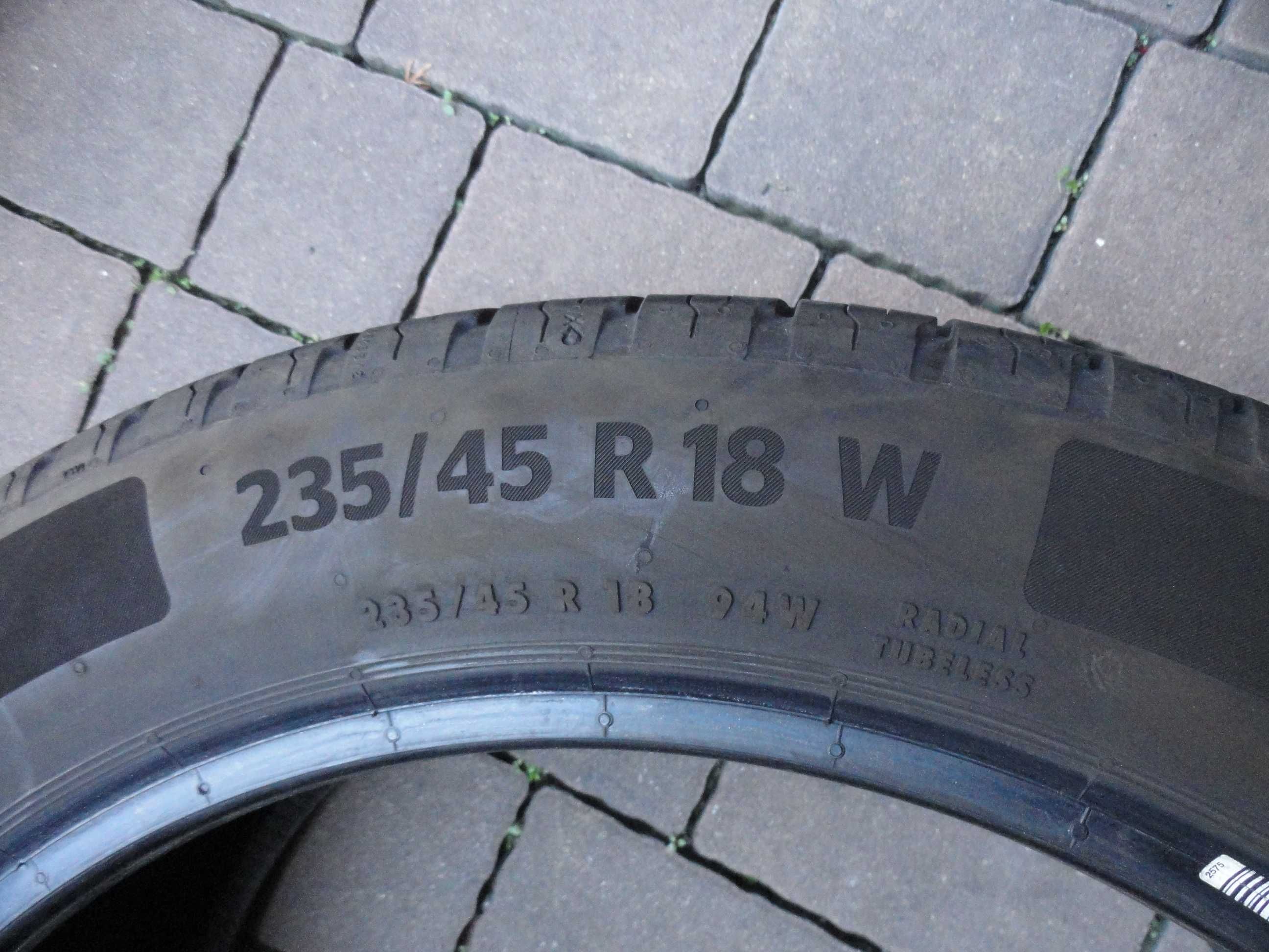 235/45R18 Continental 2 sztuki LATO 2023 rok