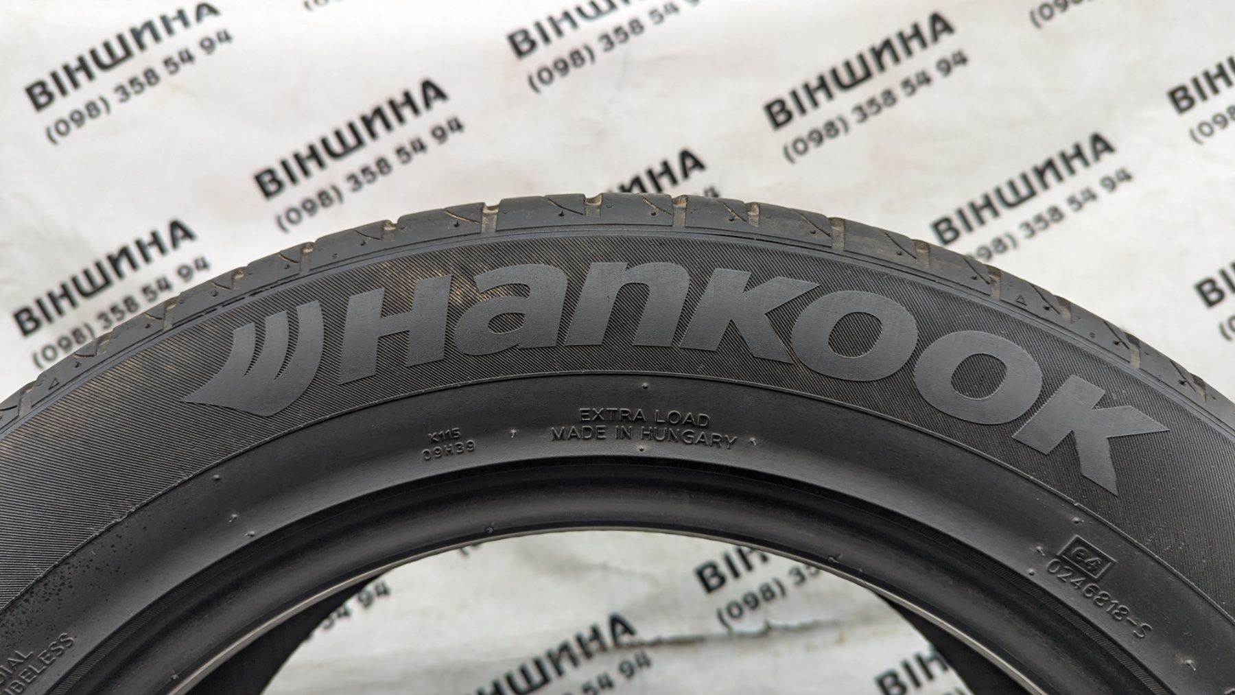 Шина 235/55 R 17 Hankook Ventus Prime 2. Одне колесо. Розпаровка.