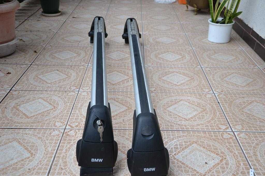 BMW 7 E65,E66 ORYGINALNY Bagaznik dachowy,Relingi,Poprzeczki Wysyłka
