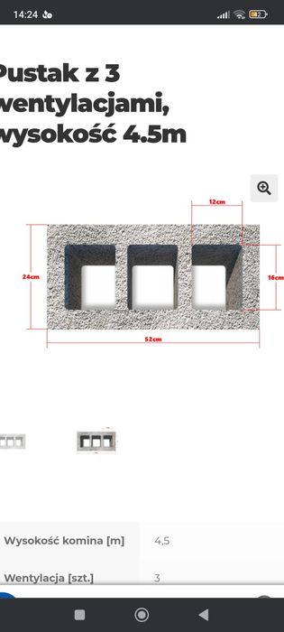 Komin systemowy  Rauch Uniwersal fi 200