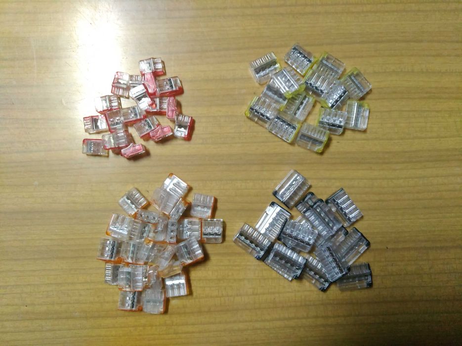 Złączki/szybkozłączki instalacyjne 2x2,5, 3x2,5, 4x2,5, 5x2,5