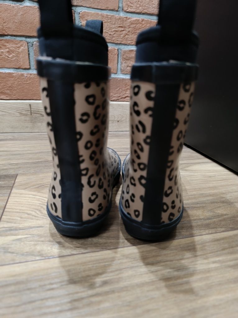Kalosze panterka h&m 28 - jak nowe