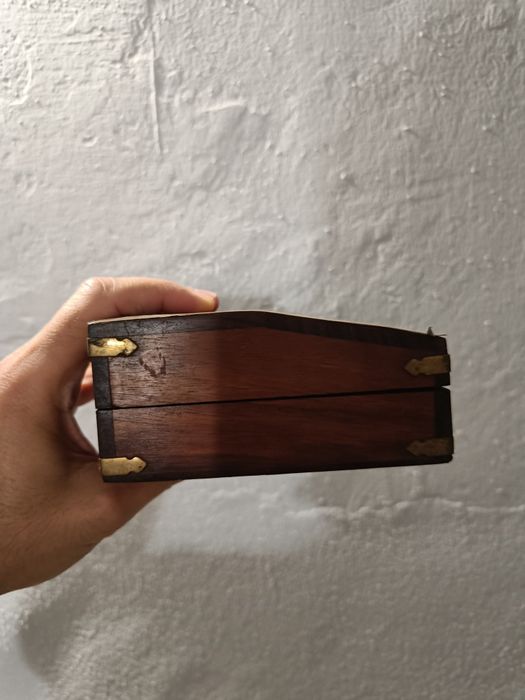 Caixa de madeira exótica