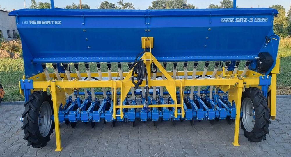 Siewnik talerzowy zbożowy drobny wysiew dwutarczowy kółka dogniatające