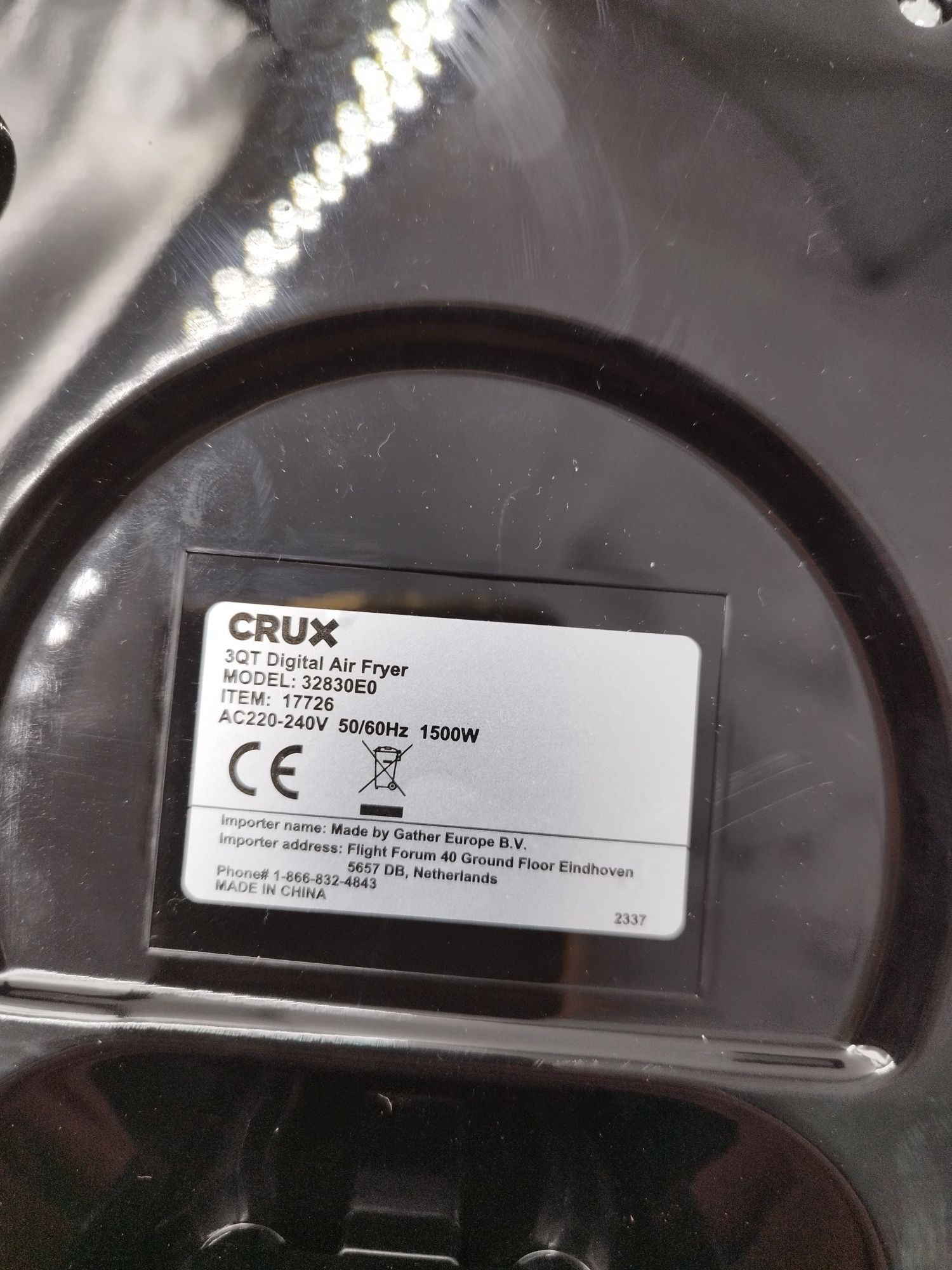 Crux frytkownica beztłuszczowa 3l