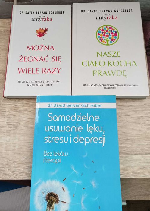 Zestaw 3 książek Nasze ciało kocha prawdę, Samodzielne usuwanie lęku