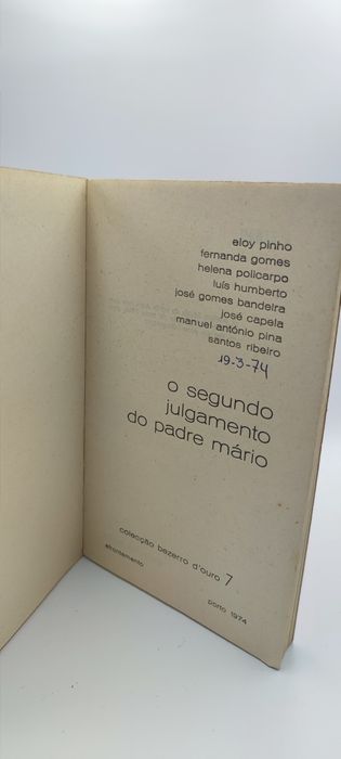 Livro- Ref CxB - Eloy Pinho  - O segundo Julgamento do Padre Mário
