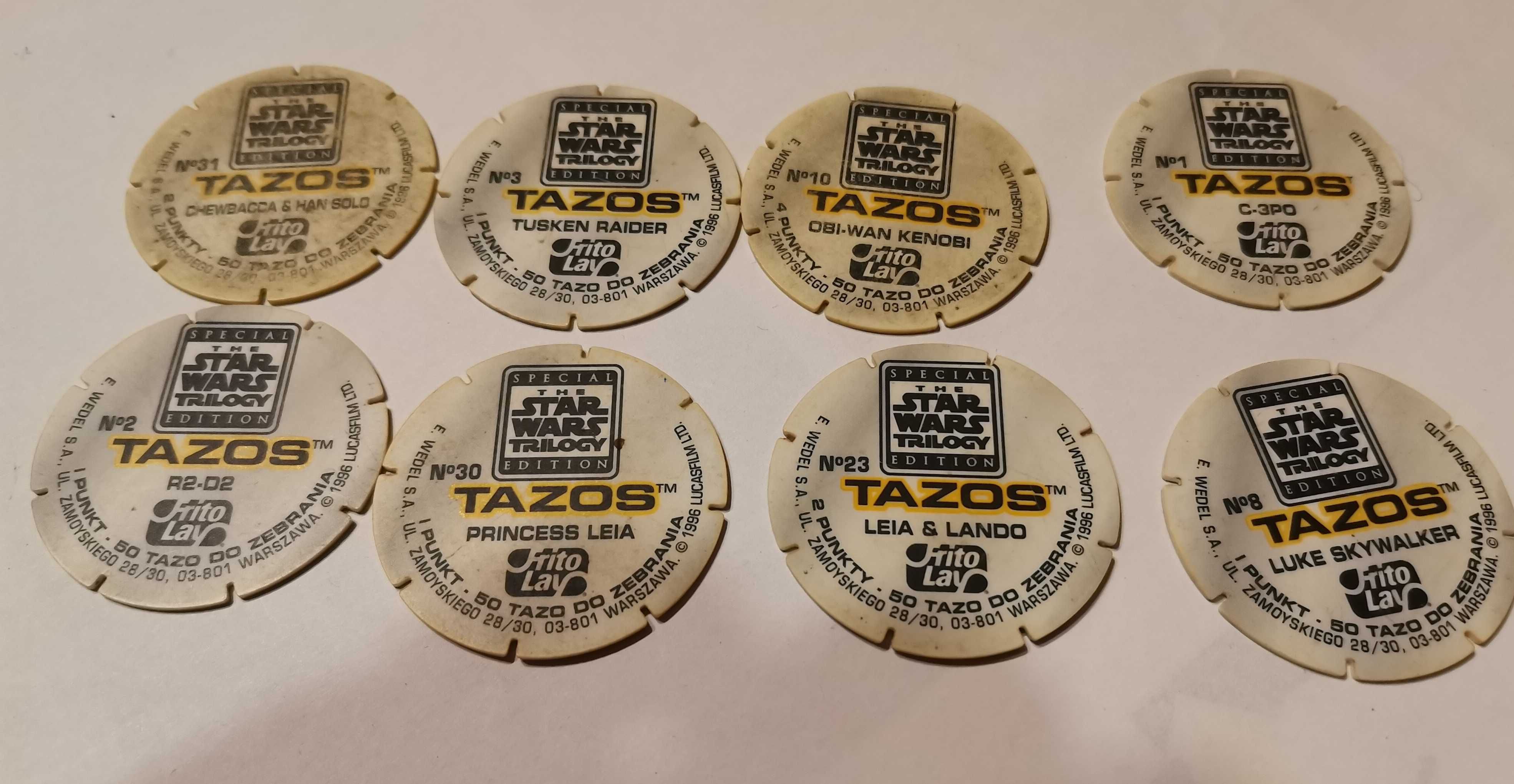 Star Wars tazos  dla kolekcjonera