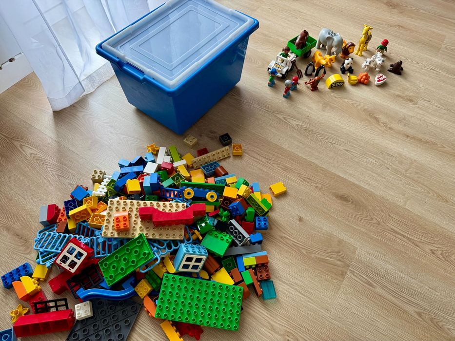 Lego Duplo Zoo - duży zestaw + pudełko!