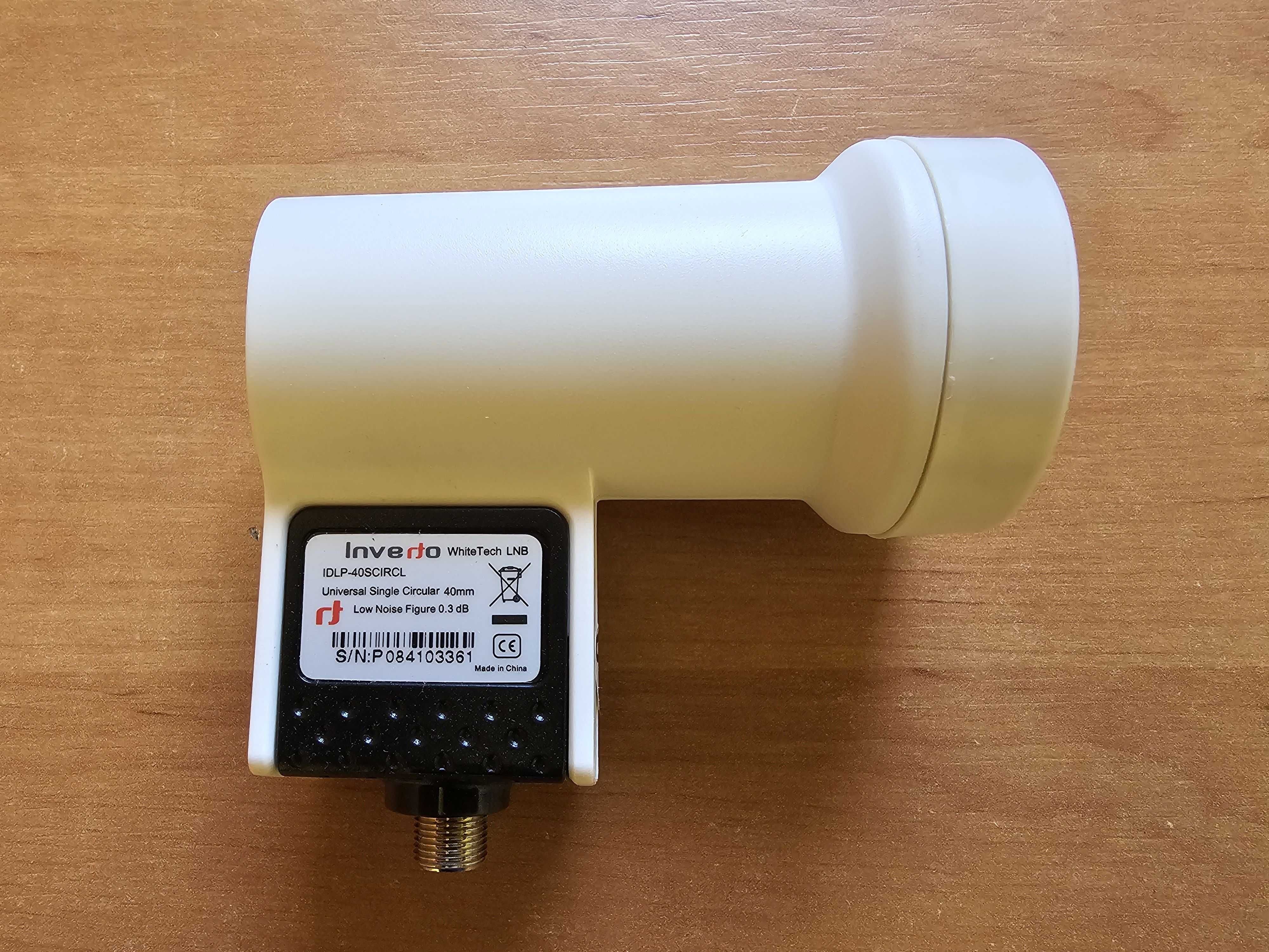 Konwerter Inverto White Tech 0.3 dB CIRCULAR polaryzacja KOŁOWA UNIKAT