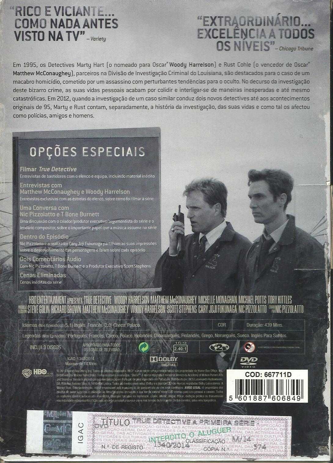 True Detective: A Primeira Série (3 DVD)