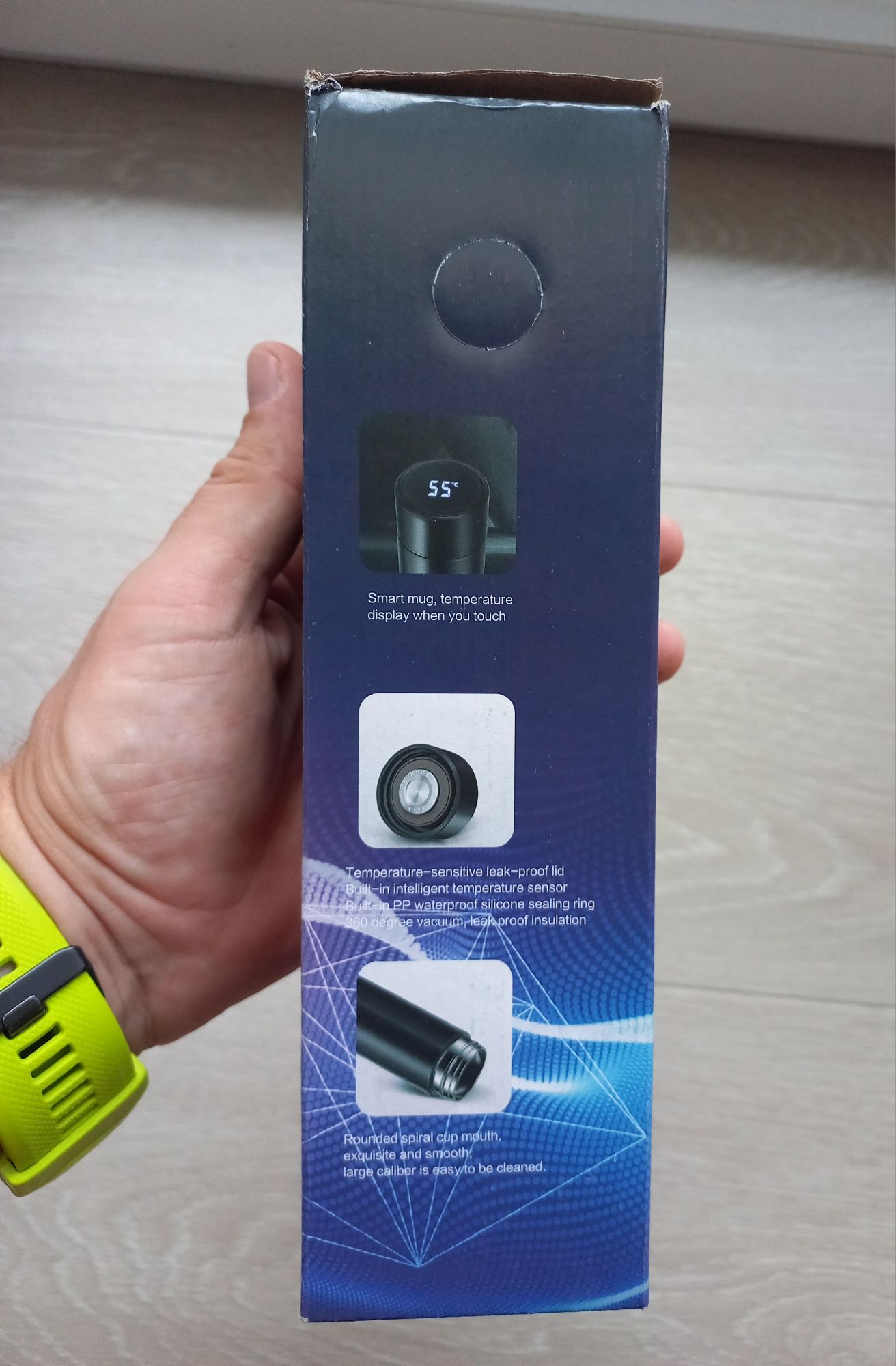 Nowy termos smart cup z czujnikem temperatury 500ml 0,5L kubek