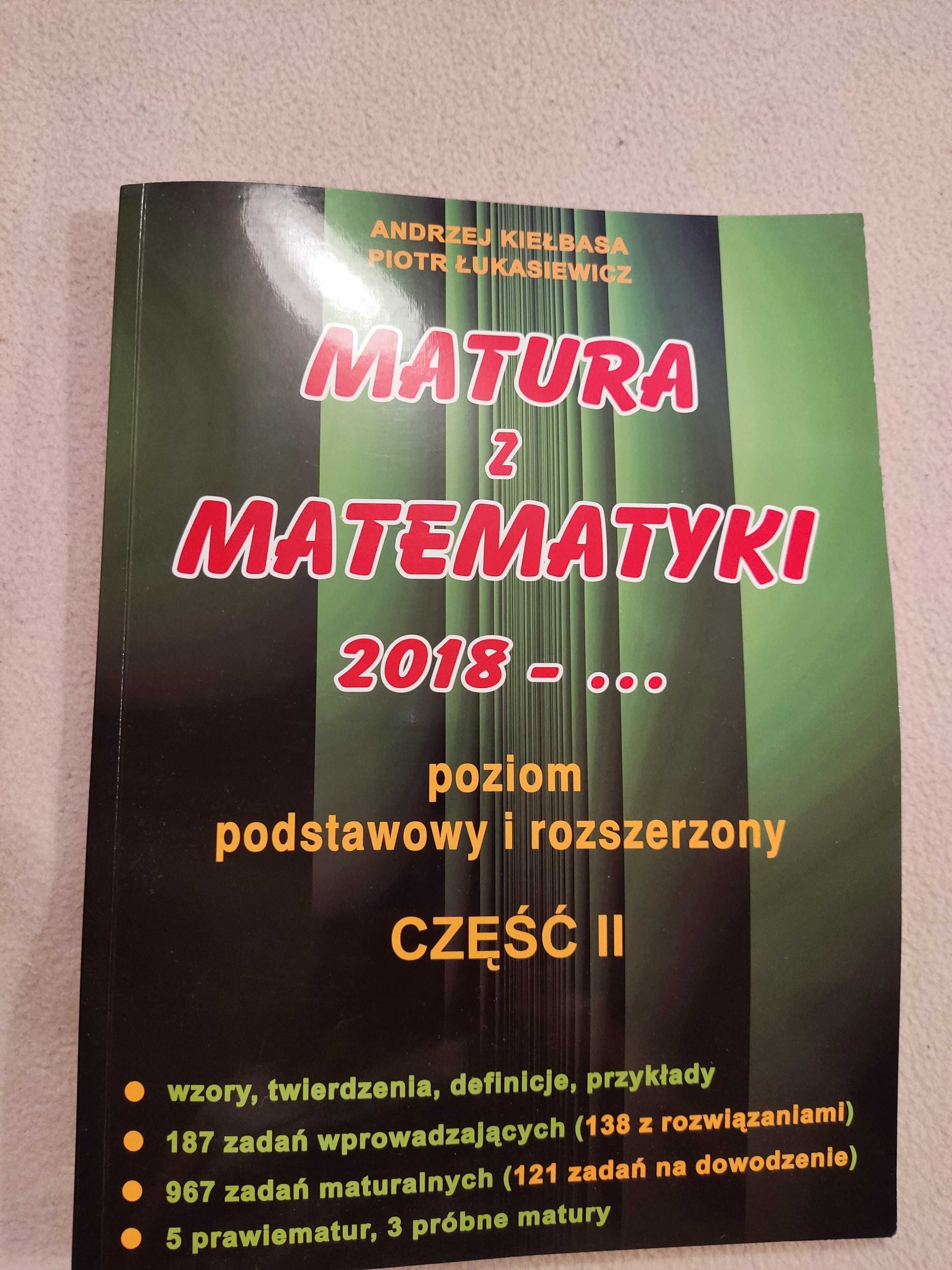 Matura z matematyki cz I i II 2018 -