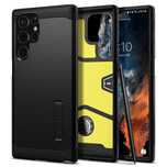 Etui Spigen Tough Armor Na Samsung Galaxy S22 Ultra - Czarne